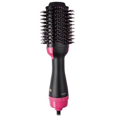 One Step Hair Dryer and Volumizer, ManKami Salon Hot Air Paddle Styling Brush Negative Ion Generator Hair Straightener Curler