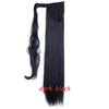 s-noilite 23" Long Curly Clip In Hair Tail False Hair Ponytail Hairpiece With Hairpins Synthetic Hair Pony Tail Hair Extension