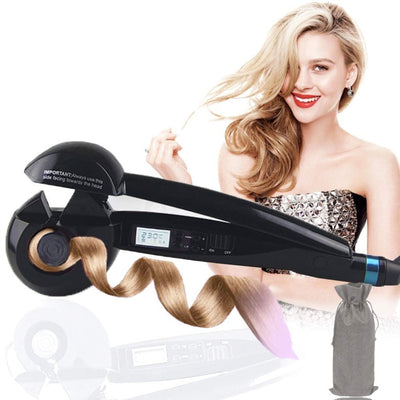 LCD Professional automatic Hair Curler Styling Tools  Female curlers curling Wand Ceramic Heating Care Wave curl iron Anti-perm