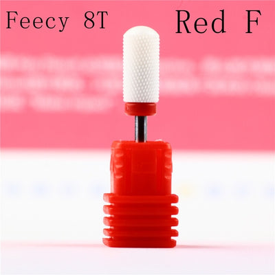 Milling Cutter For Manicure Ceramic Mill Manicure Machine Set Cutter For Pedicure Electric Nail Files Nail Drill Bit Feecy