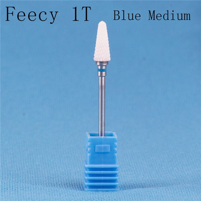 Milling Cutter For Manicure Ceramic Mill Manicure Machine Set Cutter For Pedicure Electric Nail Files Nail Drill Bit Feecy