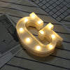 Luminous LED Letter Night Light Creative 26 English Alphabet Number Battery Lamp Romantic Wedding Party Decoration