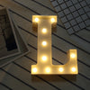 Luminous LED Letter Night Light Creative 26 English Alphabet Number Battery Lamp Romantic Wedding Party Decoration