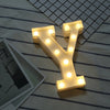 Luminous LED Letter Night Light Creative 26 English Alphabet Number Battery Lamp Romantic Wedding Party Decoration