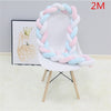 1M/2M/3M Baby Bumper Bed Braid Knot Pillow Cushion Bumper for Infant Bebe Crib Protector Cot Bumper Room Decor