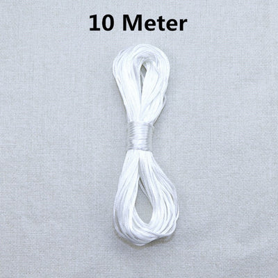 Joepada Silicone Beads Teething Necklace Accessories Baby Teether Rattail 1.5mm Polyester Cord DIY For Jewelry Charms Pendants