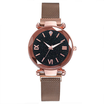 Ladies Watch Women Watch Magnetic Starry Sky Clock Quartz Wristwatch Women Watches reloj mujer relogio feminino Free Shipping