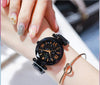 Ladies Watch Women Watch Magnetic Starry Sky Clock Quartz Wristwatch Women Watches reloj mujer relogio feminino Free Shipping