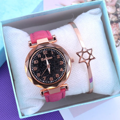 Top Sale Starry Sky Women Bracelet Watches Casual Ladies Wrist Watch Quartz Wristwatch Female Clock reloj mujer Relogio Feminino