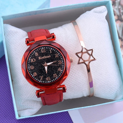 Top Sale Starry Sky Women Bracelet Watches Casual Ladies Wrist Watch Quartz Wristwatch Female Clock reloj mujer Relogio Feminino