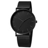 Men Watch Quartz Casual Watches Simple Metal Hour Reloj Quartz Watch Montre Mesh Stainless Steel erkek kol saati masculino clock