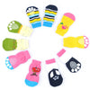 4pcs/Set Cute Puppy Dog Knit Socks Small Dogs Cotton Anti-Slip Cat Shoes For Autumn Winter Indoor Wear Slip On Paw Protector