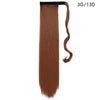 s-noilite 23" Long Curly Clip In Hair Tail False Hair Ponytail Hairpiece With Hairpins Synthetic Hair Pony Tail Hair Extension