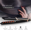 Professional Infrared Hair Straightener Flat Iron LED Digital Straighting Iron Curling Adjustable Temperature Ceramic Hair Iron