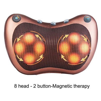 Electrical Massage Shiatsu Back Shoulder Body Neck Massager Multifunctional Shawl Infrared Heated Kneading Car/Home Massager