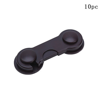 10pcs Child Safety Cabinet Lock Baby Proof Security Protector Drawer Door Cabinet Lock Plastic Protection Kids Safety Door Lock