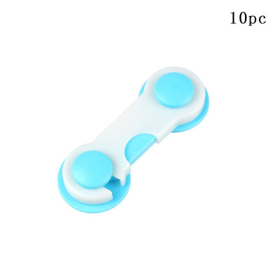 10pcs Child Safety Cabinet Lock Baby Proof Security Protector Drawer Door Cabinet Lock Plastic Protection Kids Safety Door Lock