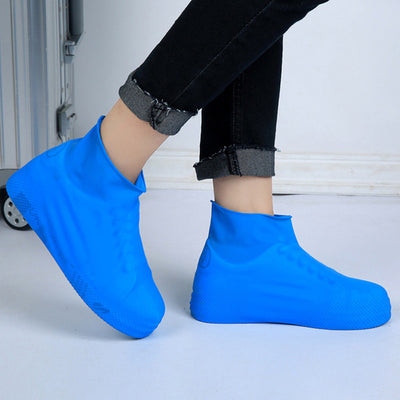 Fashion Rain Boots Waterproof Shoe Cover Silicone Shoe Cover Unisex Shoes Protective Cover Indoor Rainy Day Outdoor Rain Boots