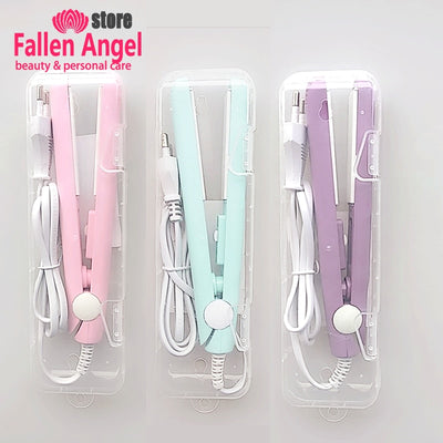 New Mini Hair Straightener Curling hair clipper Hair Crimper Curling Iron curly hair iron Hair Straightener Brush  Flat Iron