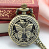 #5001 Nostalgic Punk Style Pocket Watch  Vintage Steampunk Retro Bronze Design Pocket Watch Quartz Pendant Necklace Gift