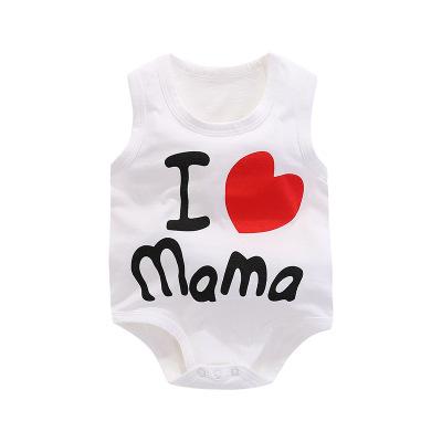 Newborn Baby Boys Girls Cartoon Cotton Bodysuit Infant Baby Bag Fart Sleeveless Vest Jumpsuit Summer Thin Penguin Pajamas Outfit