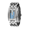 Technology Binary Watch Stainless Steel Date Digital LED Bracelet Sport Watches montre femme Men's Women's Watches